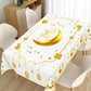 Ramadan Kareem Table Cover White Gold Ramadan Decor 2026 For Home Tablecloth Islamic Muslim Party Supplies Eid Al-Fitr Gift