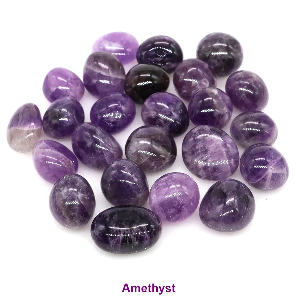 Natural Tumbled Stones Healing Crystal Reiki Quartz Gems Bulk Ore Gravel Energy Mineral Specimen Tank Aquarium Garden Home Decor