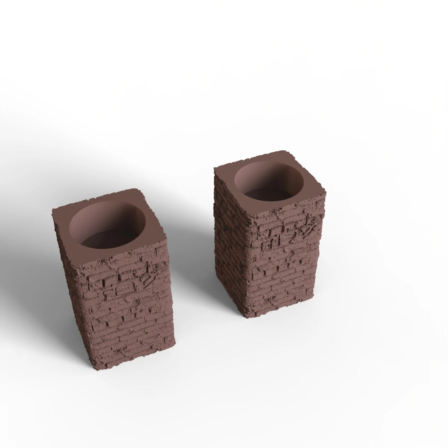 Silicone Mold For Shabbat Candle Holders Set,Handmade Concrete Jewish Tealight Holders | Shabbat Candlesticks Gift Molds