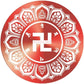 Six character mantra floor mat meditation mat energy yoga meditation mat circular anti slip mat