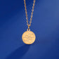 Dawapara Fibonacci Spiral Necklace Sacred Geometry The Golden Ratio Pendant Stainless Steel Jewelry Valentine's Day Gift