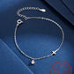 925 Sterling Silver Elegant Cross Shaped Zircon Bracelet For Women Anniversary Party Fashion High Quality Fine Jewelry Gifts