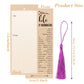 Bible Emergency Numbers Verse Cards&Bookmarks with Tassels - Inspirational Christian Scripture Cards,Writable,Matte Finish.