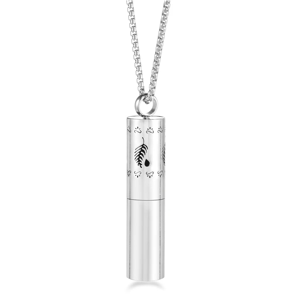 Twelve Constellations Aromatherapy Essential Oil Pendant Lockets Perfume Storage Diffuser Necklace 316L Stainless Steel Jewelry