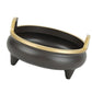 XX9B Elegant Brass Incenses Burners with Tripod Base Censers for Religious Ceremonies Home Worship Setting for Prayer