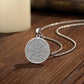AEONSLOVE 925 Sterling Silver Goddess of Fortune Necklace Roman Goddess Coin Pendant Luck Amulet Mythology Jewelry for Women Men