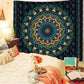 Wall Hanging Indian Mandala Tapestry Psychedelic Bohemian Home Decoration Aesthetic Living Room Background Cloth Beach Yoga Mat