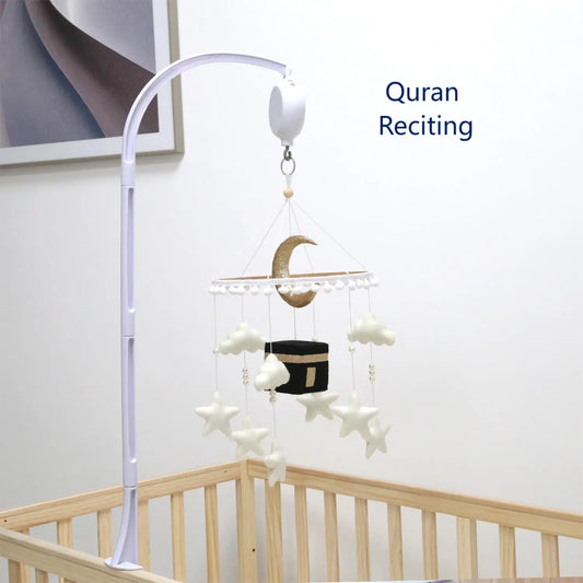 Kaaba Baby Mobile Islamic cot mobile Quran recitating Muslim baby mobile