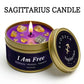 Scorpio Zodiac Scented Candle, Sandalwood Myrrh, Astrology Aromatherapy Candle in Tin, Home Fragrance Decor Birthday Gift, 3oz