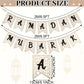 2pcs Eid Mubarak Banner Wooden Ramadan Mubarak Decoration Easy Beads Ramadan Decoration Banner Muslim Party Decoration Supplies