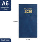 2026 Daily Planner,365 Days Time Management Notebook A6 Size Pocket Daily Organizer for Goal Tracking&Productivity student offic
