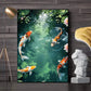 Asian Japanese Zen Tranquility Natural Aesthetics Koi Carp Art Poster Canvas Printing Living Room Bedroom Home Wall Decoration