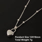 1Pc Religious Christian Catholic Sacred Heart Pendant Necklaces Stanless Steel Gothic Moth Textured Love Collares Jewelry