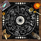 1pc Tarot card tablecloth, twelve constellations divination, starry sky altar cloth, Tarot card game decoration tablecloth
