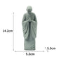 1Pcs Wishing Monk Buddhist Micro Landscape Stone Fish Tank Moss Landscaping Zen Oriental Aesthetics Garden Ornaments