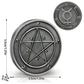 Key of Solomon Pentacle Talisman Coin Planetary Seal Amulet Occult Metal Tokens for Rituals,Spiritual Divination Gift Set