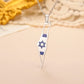 EUEAVAN Israel Palestine Map Necklaces for Women Men Stainless Steel Hebrew Star of David Pendant Jewish Jewelry Gifts Wholesale