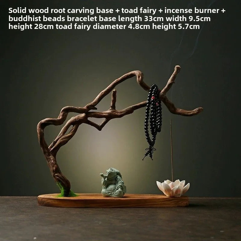 Natural Solid Wood Root Carving Decoration Creative Home Living Room Decoration Crafts Weathered Wood Root Zen Decoration