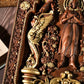 Vintage People Jesus Christ Icon of Ascension Wooden Home Living Lion Statue