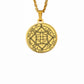 King Solomon Seal Talisman Amulet Jewelry Prosperity Manifest Love Pentacles Coin Medallion Stainless Steel Pendant Necklace