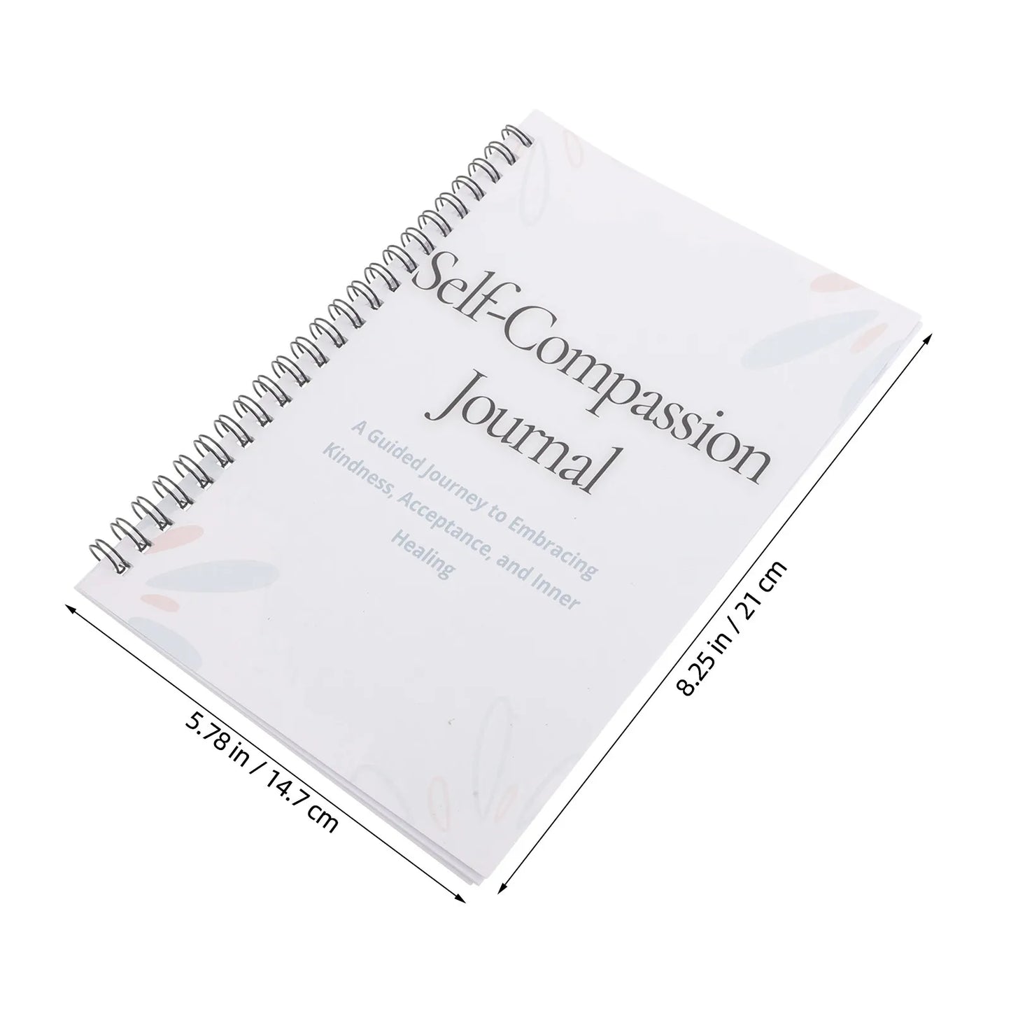 Self-Compassion Journal Gratitude Notebook Personal Growth Guided Daily Reflection Mindfulness Diary Prompts Travel Writing