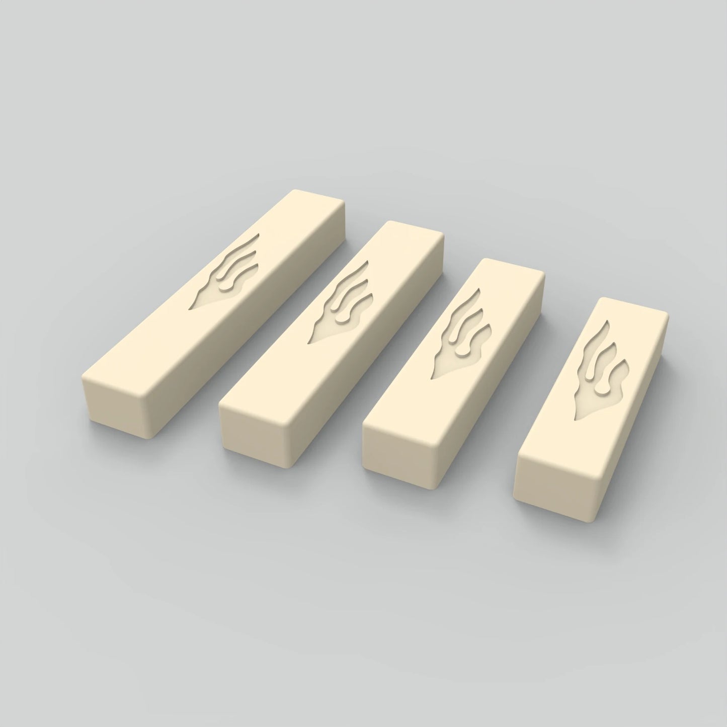 Concrete & Jesmonite Classic Rectangle Silicone Molds for Mezuzah cases | Shin Flames | Silicone Molds for Mezuzah Cases