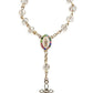 1PC Religious Rosary Car Hanging Ornament – Can Be Used as Decoration for Rearview Mirror or Steering Wheel