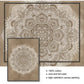 Mandala Boho Wall Art Canvas Painting Poster Print Brown for Rustic Bedroom Office Home Decor Pictures Bathroom Geometry