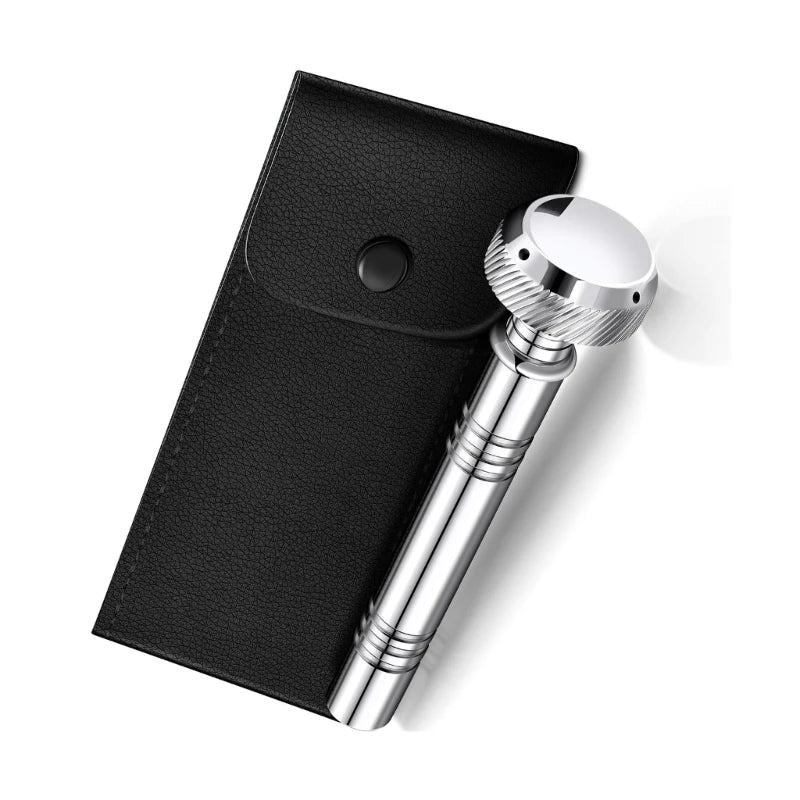 Pocket Holy Water Sprinkler With Leather Case, Religious Pocket Aspergillum Tool For Ceremonies Gift for Clergy DropShipping