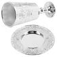 Jewish Holy Grail Havdalah Goblet Cup Silver Kiddushs Shabbos Holiday Shabbat Decorations Passover Crafts