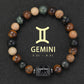12 zodiac signs Bracelets Capricorn Taurus Cancer Virgo Pisces Bracelets Ladies Men Couples Friendship Jewelry Gift Bracelets