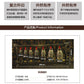 Chinese Old Meditation Gong with 7 Ornate Bell with Dragon Design Chinese Musical Instrument Bronze Metal Handicraft Home Decor