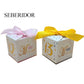 20PCS Kids Girl Bat Mitzvah Party Favor Mini Paper Guest Gift Candy Box Pink Boy Baby Shower Baptism Ceremony Events Decor