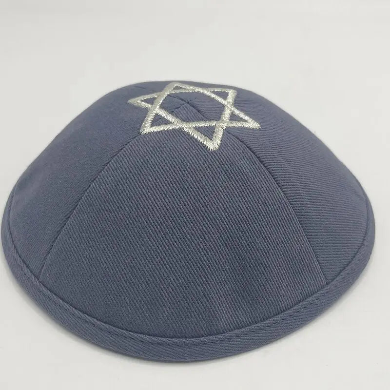 Star of David Kippot Kippa Kippah Kipa 15cm Jewish Yarmulke Beanies hat Skull cap