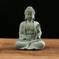 Office Table 9.84inch Buddha Statue Resin Large Meditation Buddha Buddha Figurine for Living Room