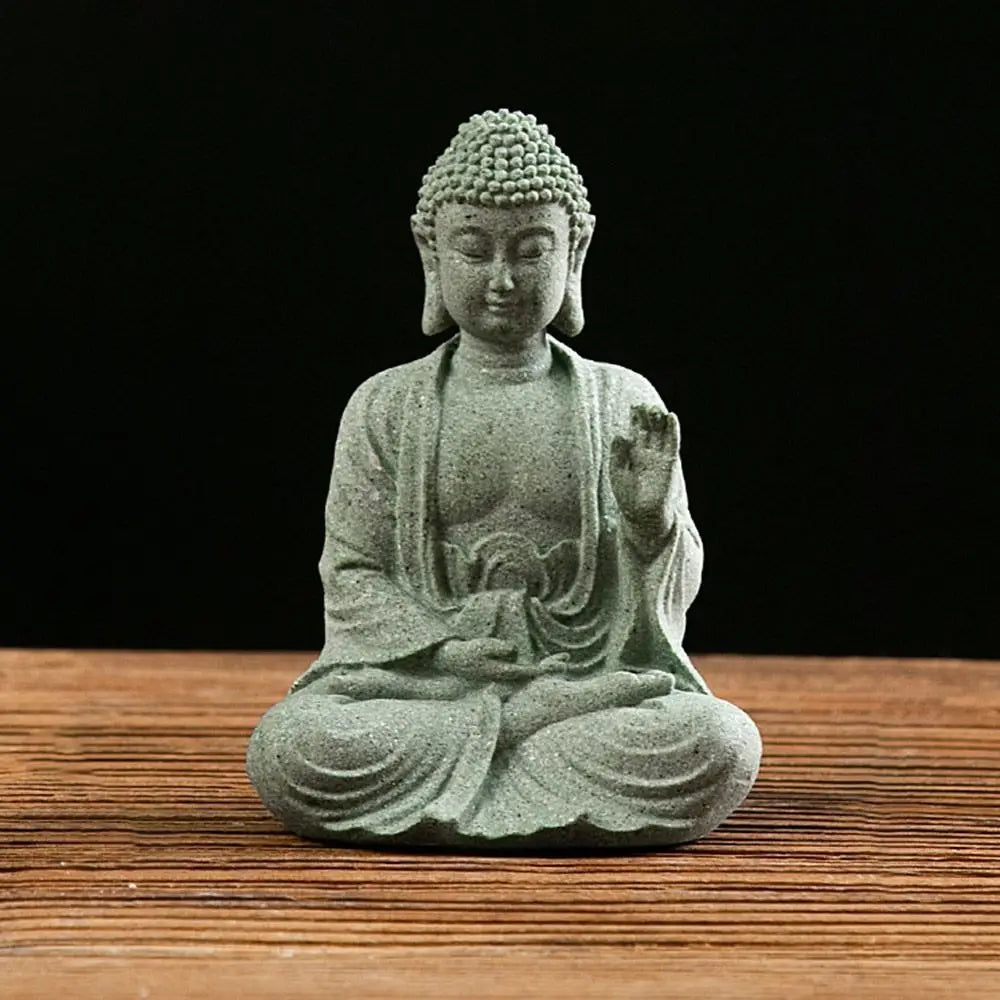 Office Table 9.84inch Buddha Statue Resin Large Meditation Buddha Buddha Figurine for Living Room