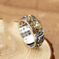 Domineering China Feng Shui Brass Pixiu Ring 2022 Amulet Wealth Good Luck Jewelry Inlaid Red Beads Copper Coin Adjustable Ring