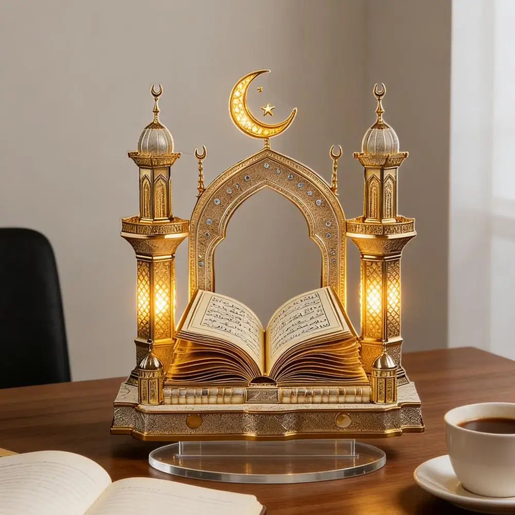 Multifunctional Exotic Architectural Ornament Exquisite Creative Desktop Accessories  Flat Home Moon Castle Acrylic Decoration