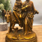 old Christianity collection Catholicism Christian bronze sculpture statue religious Madonna Mary Jesus Faith copper Holy family