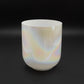 KVKA Chakra Frosted Quartz Crystal Singing Bowl For Meditation Yoga Healing
