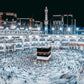 Islamic he Mosque Wall Art Canvas Prints Arbic Kaaba Al Masjid An Nabwi Islamic Canvas Poster Living Room Decor Paintings