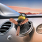 1PC Car Magnetic Cute Cartoon Figure Air Outlet Clip Aromatherapy - Complimentary Two Unscented PE Tablets and Two 5ml Bottles