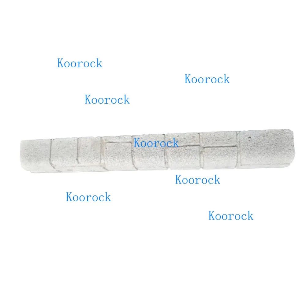 Jerusalem Western Wall Texture Off-White Stone Mezuzah Case,Judaica Cement Crafted Door Blessing Box,Authentic Worn Brick Design