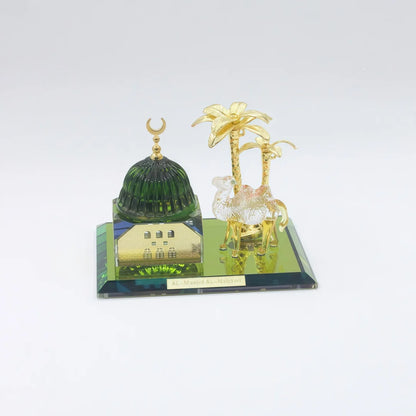 Muslim Kaaba Model Islamic Religious Ornament Kaaba Tianfang Camel Decoration Religious Miniature Sculpture Kaaba Collectible