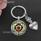 Sacred Heart of Jesus Keychains for House Catholic Key Chain for Women and Man