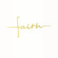 Faith Cross Decal Christian Religious Vinyl Sticker Car Window Decor ,  Women's Christian Laptop Decals for Apple MacBook Decor