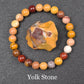 Natural Golden Obsidian Stone Beads Bracelet Men Women Golden Light Rainbow Obsidian Raw Stone Round Bead Natural Energy Jewelry