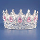 Crown topper Headpiece Suitable  Wedding Decorations Holiday Costume Headpiece Rhinestone Prom Crown Headb