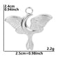 100% Stainless Steel Moon Pendants For Jewelry Making Supplies Various Luna Animal Wings Sun Star Eye Charms In Bulk Accessories