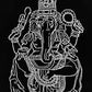 Golden Om Hindu Symbol Ganesha Poster  Indian God Canvas Prints Wall Art for Living Room Bedroom  Minimalist Decor Spiritual Hom